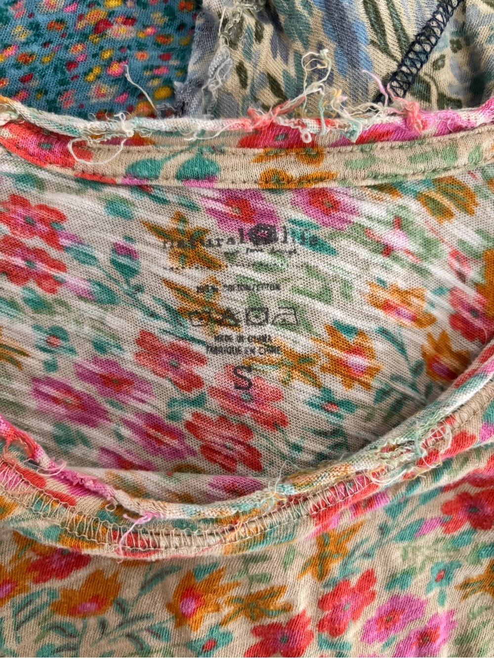 NATURAL LIFE Pink & Multicolor Floral Short-Sleeve Tee - Picture 4 of 11